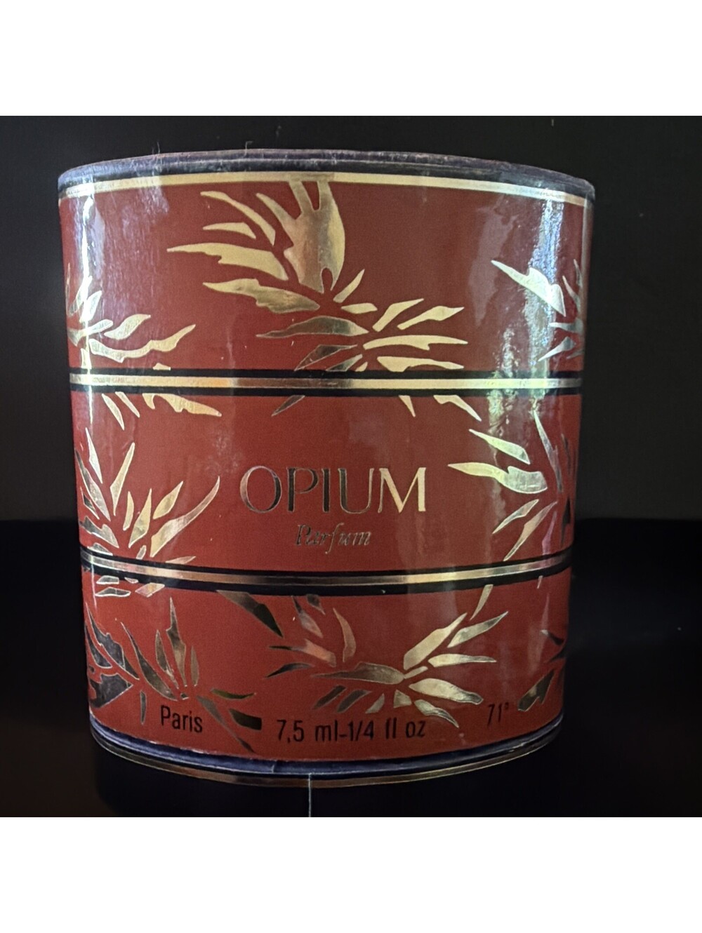 YSL Yves Saint Laurent OPIUM Parfum 7.5 ml / 0.25 fl.oz. Vintage Rare Perfu85%